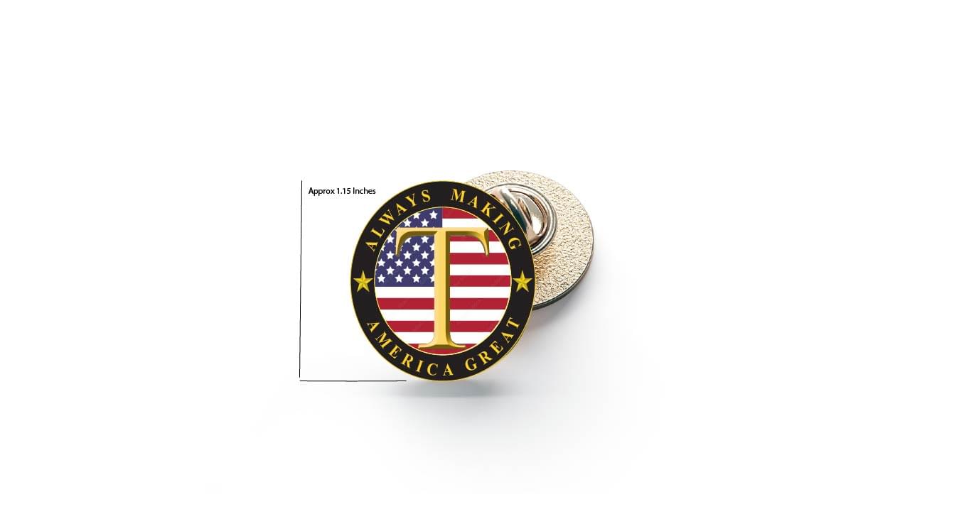47th President Limited Edition Special T Logo Support Pin - Image 2