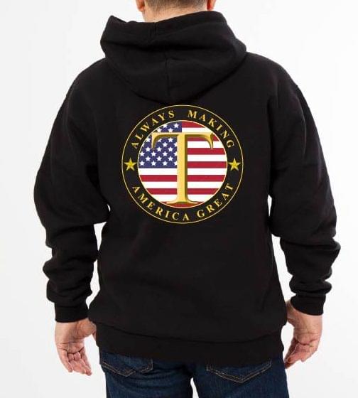 47th President Limited Black Gold Edition Pull Over Hoodie - Image 2
